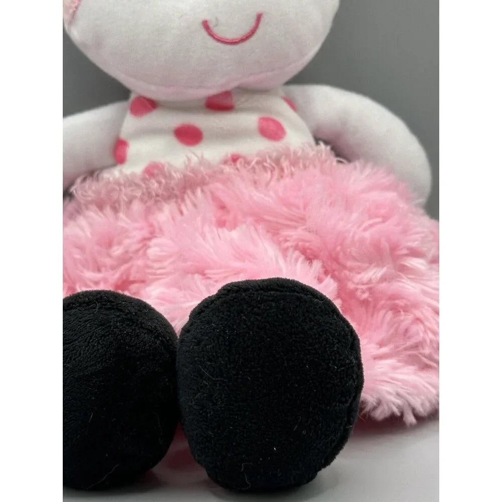 Baby Starters‎ 2016 Lovey Plush Doll Pink White Polka Dots 12'' Stuffed Animal